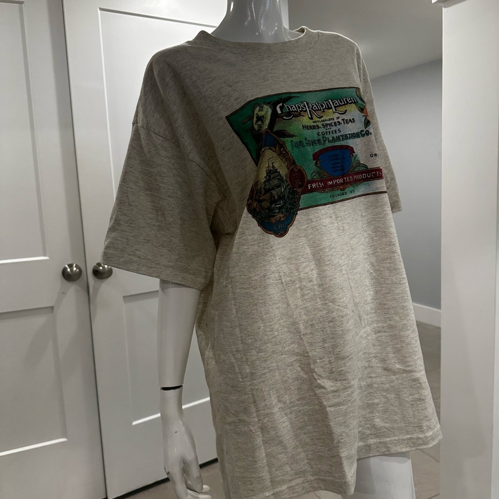 Vintage Chaps Ralph Lauren Short Sleeve Tee - Picture 3 of 6